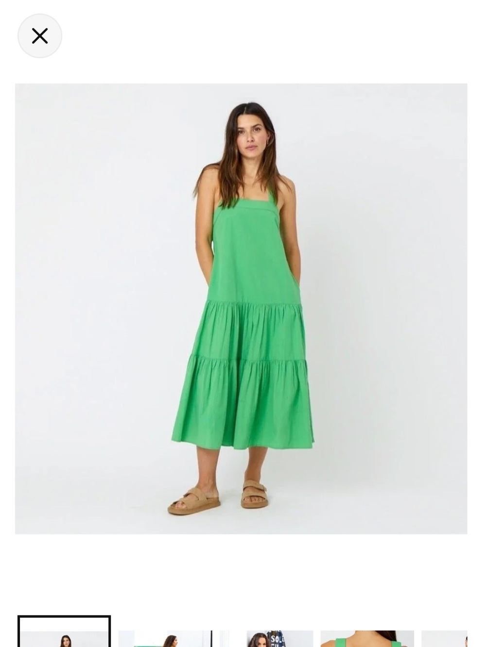 Kerri Rosenthal Jean Midi Dress NWOT